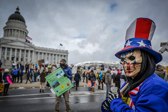 Salt Lake City Trump protest