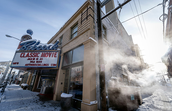 Downtown Billings wakes up after a cold and snowy night