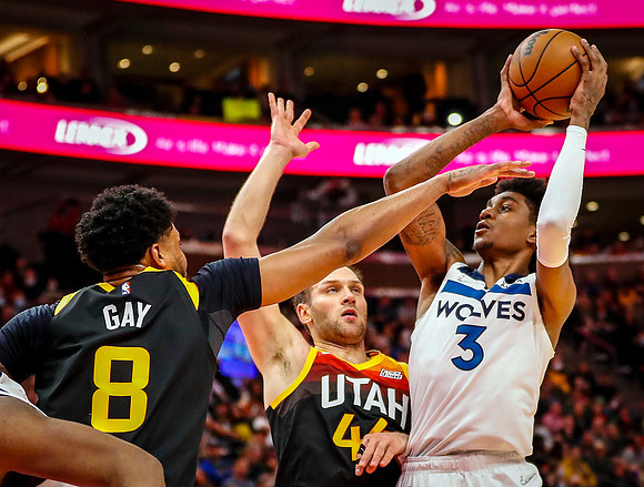Timberwolves Jazz Basketball